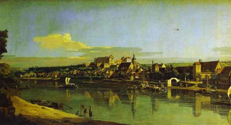 Pirna Seen from the Right Bank of the Elbe, Bernardo Bellotto